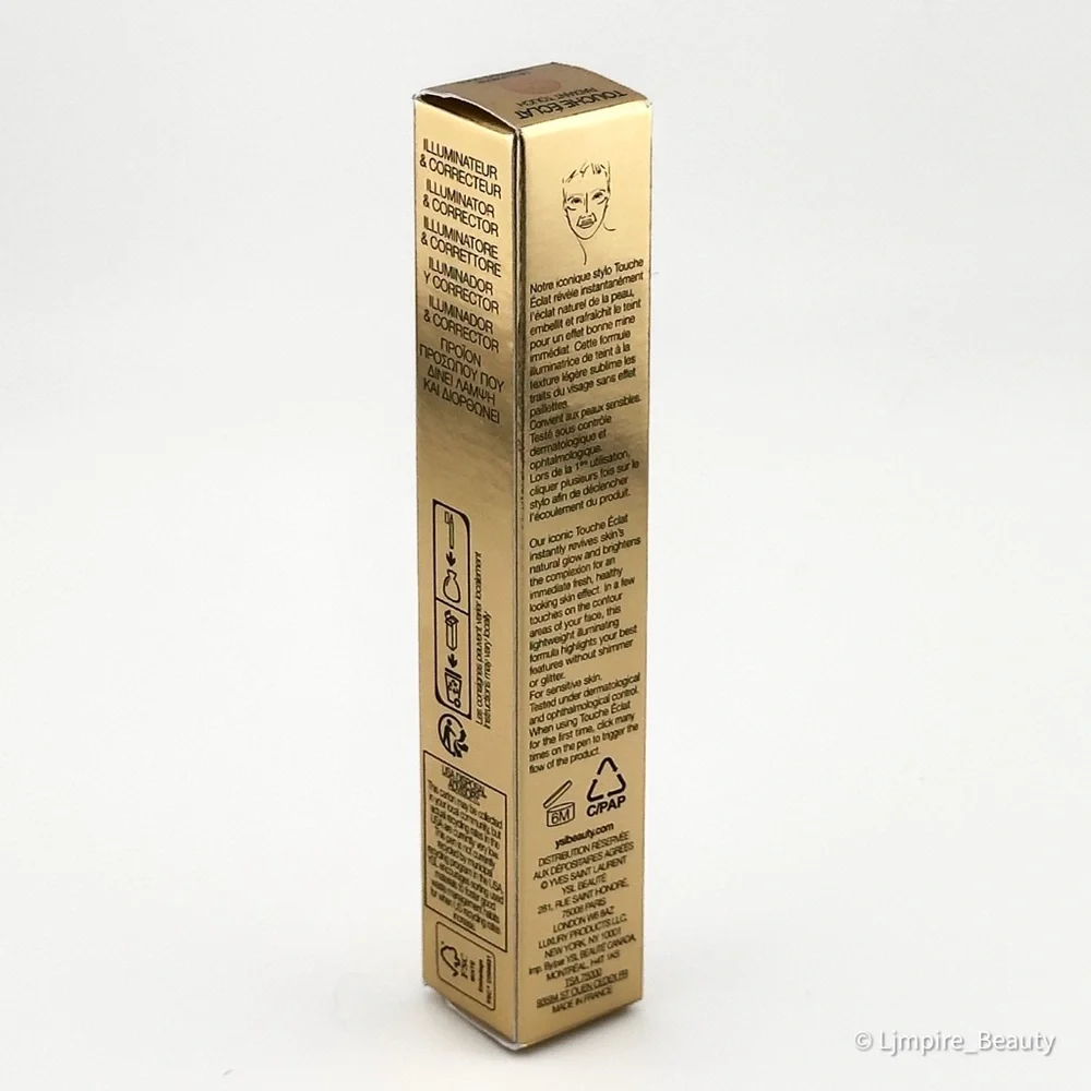 🆕 YVES SAINT LAURENT Touche Éclat Radiant Touch in 4 Luminous Gold NIB
